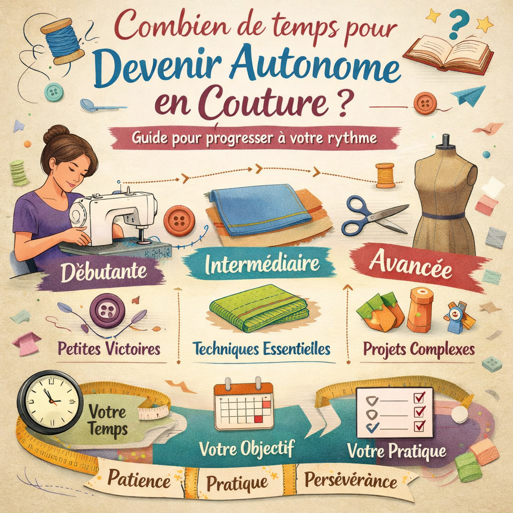 Combien de temps faut-il pour apprendre à coudre ?