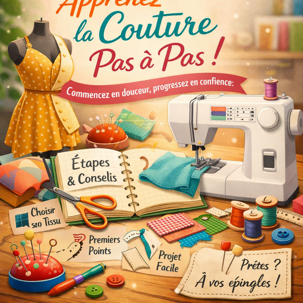 Comment apprendre la couture quand on est débutant ?