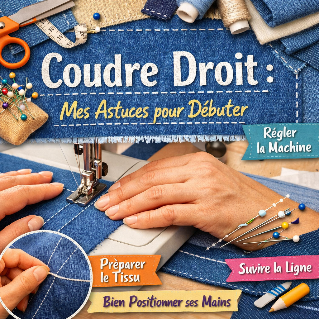 Comment coudre droit sans expérience ?