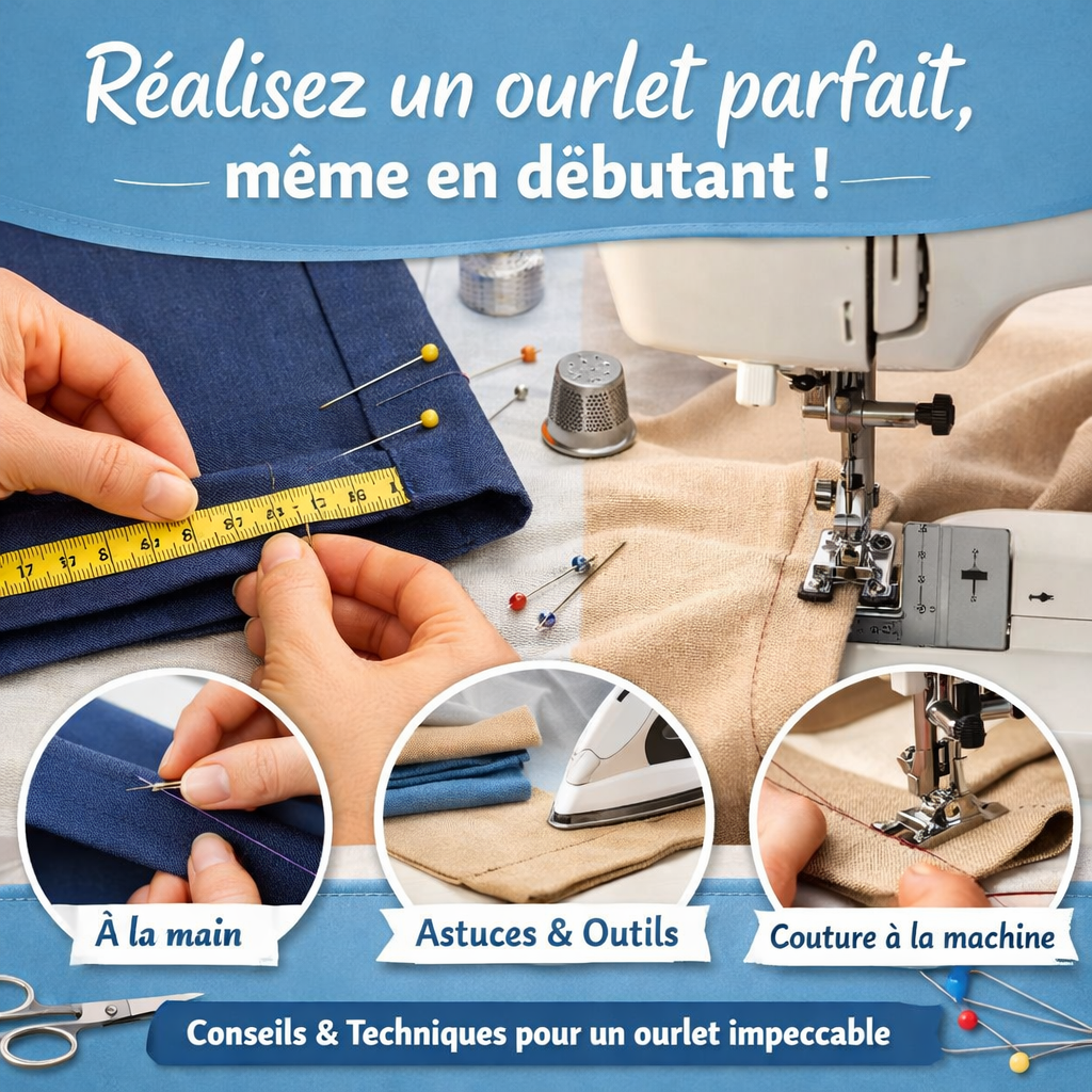 Comment faire un ourlet propre facilement ?