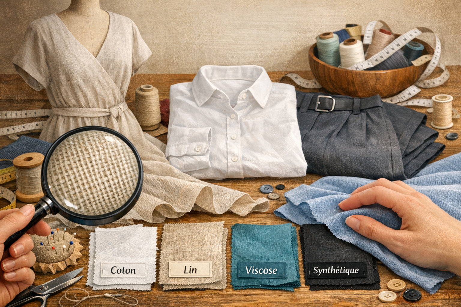 Comment reconnaître les différents types de tissus ?