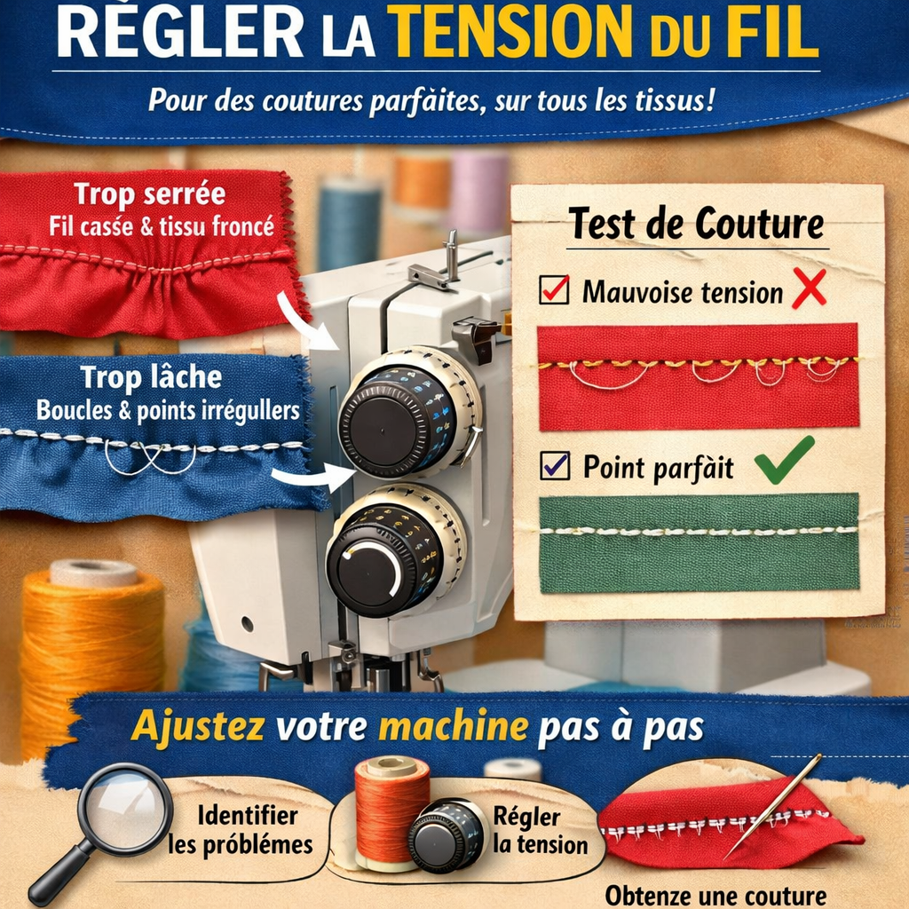 Comment régler la tension du fil ?