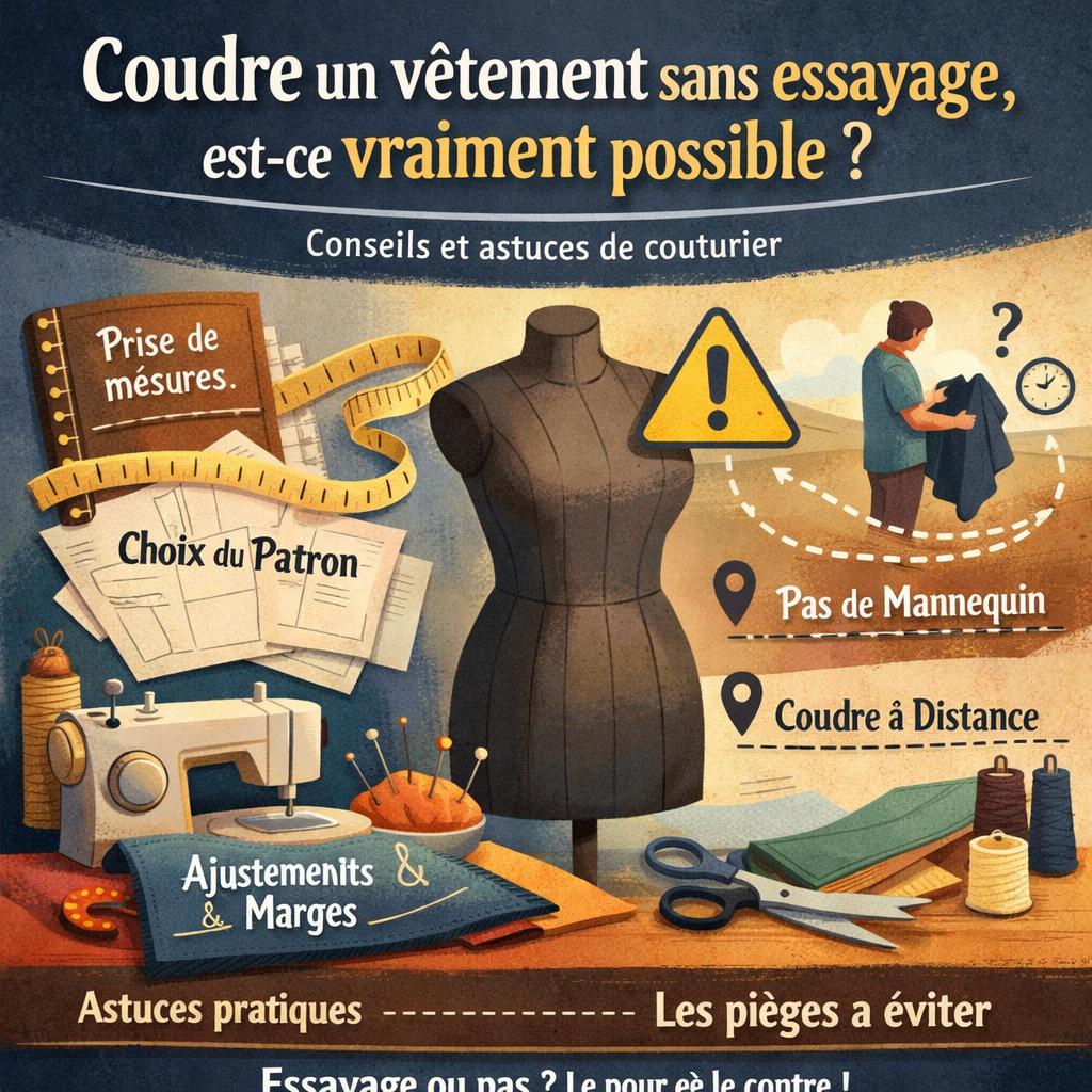 Peut-on coudre des vêtements sans essayage ?