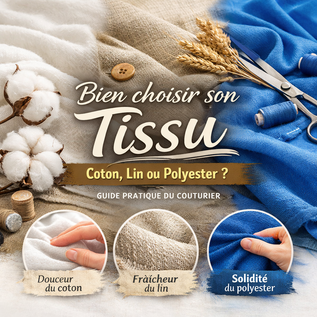 Quelle différence entre coton, lin et polyester ?