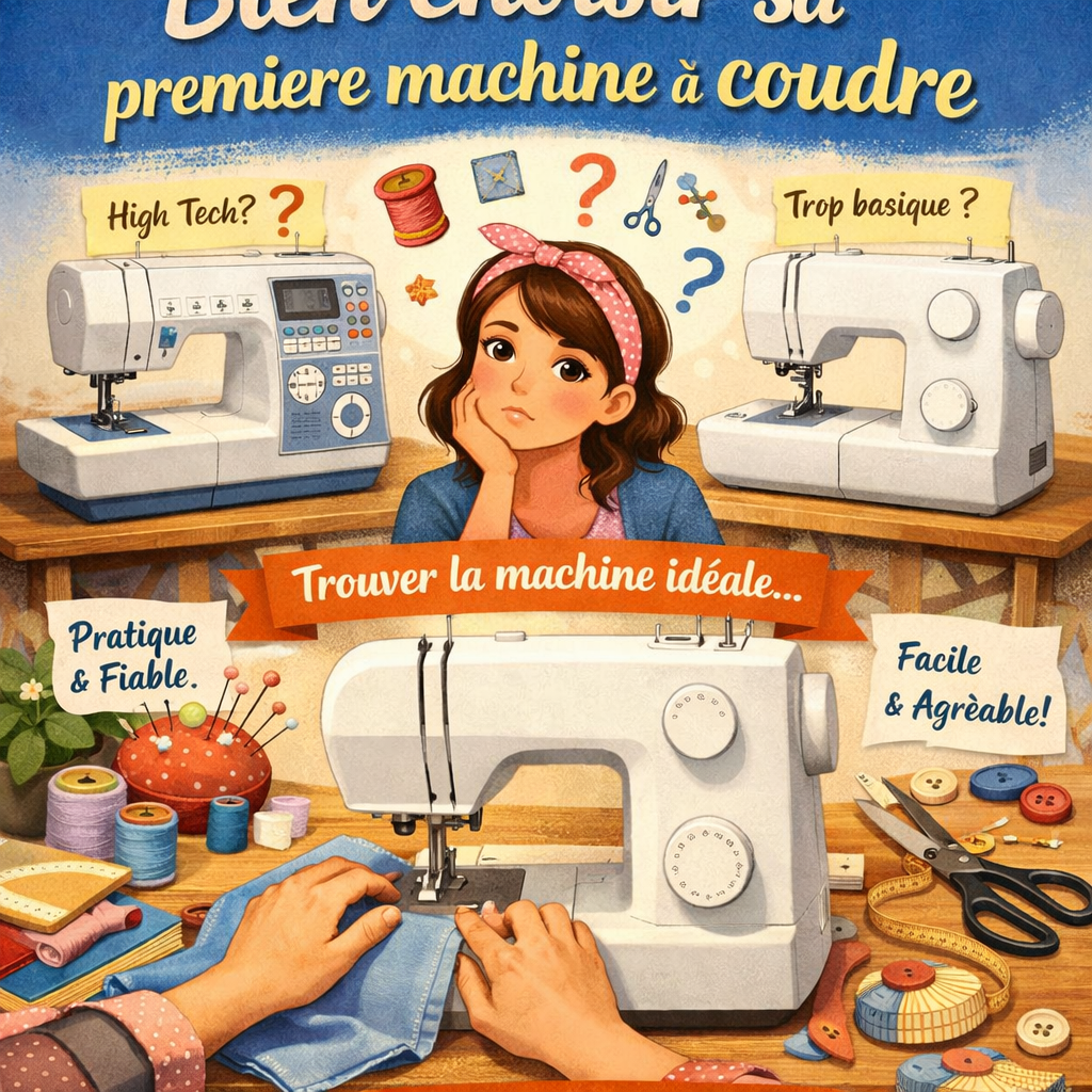 Quelle machine à coudre choisir pour débuter ?
