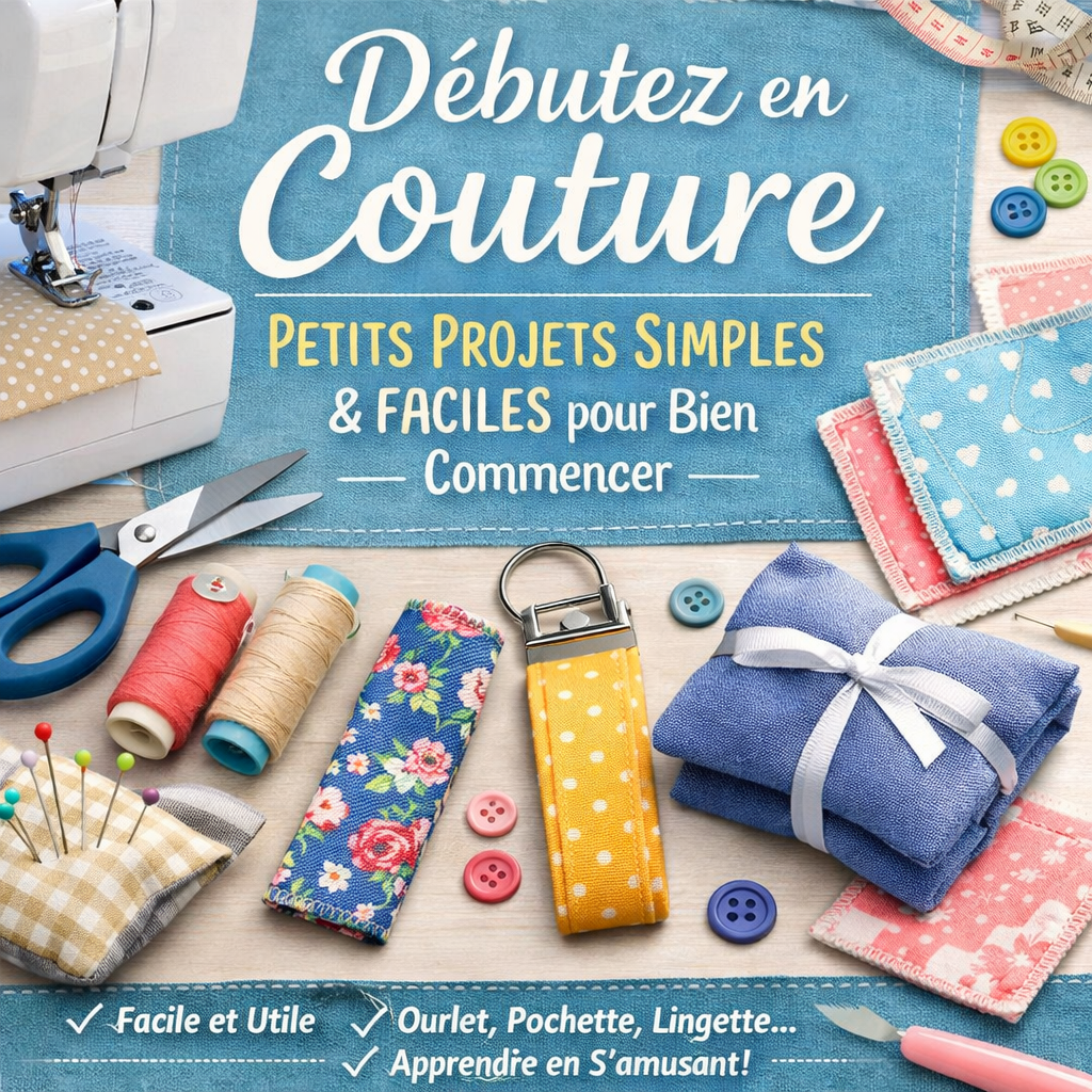 Quels sont les premiers projets de couture faciles ?